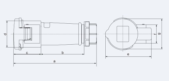 IP44 CEE/IEC Male And Female Industrial Plug Outdoor Waterproof Couplers