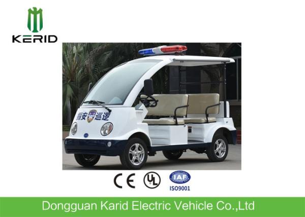 Buy cheap Adults 4 Seater Electric Patrol Car / Electric Club Cart With Alarm Lamp from wholesalers