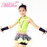 Buy cheap 3 in 1 Sleeveless Green Belt Vest Zebra Skirt Leotard Dance Competition Costumes from wholesalers