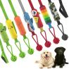 Buy cheap Interactive Sound Pet Chew Toys Tug War Cotton Squeaky Dog Ball Rope from wholesalers