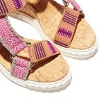 Woven Straps 8cm Womens Wedge Heeled Shoes Towering Jute Platform