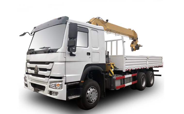 Howo Sino 6x4 Cargo Crane Truck / 10 Ton Telescopic Boom Truck