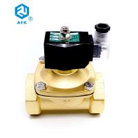 Buy cheap 3/4" Port 12v Brass Lpg Gas Solenoid Valve Low Temp Without Pressure product