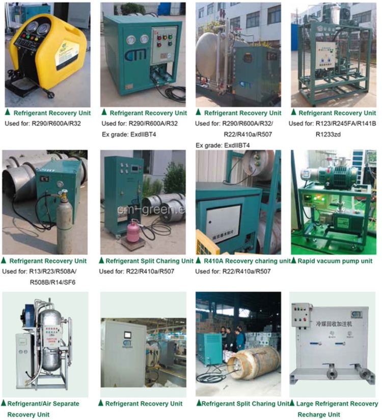50Hz R22 Refrigerant Recovery Machine With Video Technical Support Service