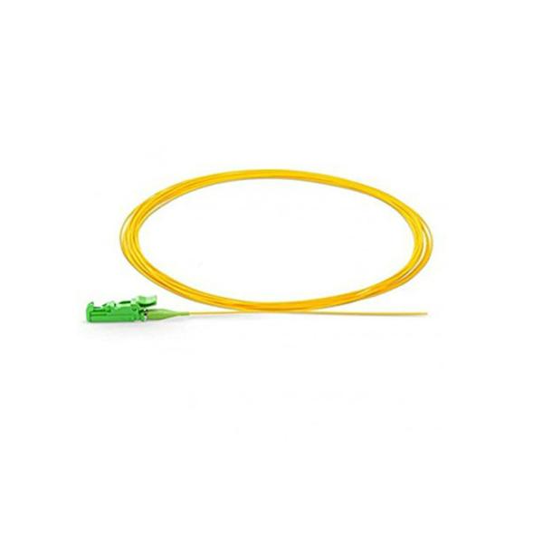 Buy cheap 0.9mm Simplex Fiber Optic Pigtail E2000 APC Singlemode Jumper LSZH PVC from wholesalers