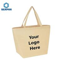 Buy cheap Cotton Webbed Handles Natural Jute Eco Burlap Tote Bag product