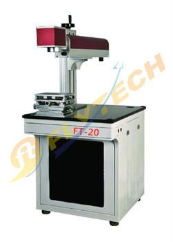 Buy cheap Fiber laser marking machine with fast speed high precision metal marking machine from wholesalers