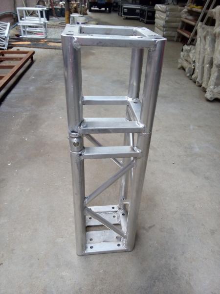 Silver 1.5m Mini Aluminum Stage Truss , Non toxic Light Duty aluminum lighting