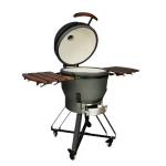 Outdoor Gray Ceramic Bbq Grill Backyard High-End Camping Cooking Stove
