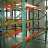 Buy cheap Orange Galvanized Teardrop Pallet Racking , Modular Teardrop Warehouse Shelving from wholesalers
