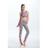 Buy cheap OEM women yoga pants polyester spandex fabric bodybuilding gymwear from wholesalers
