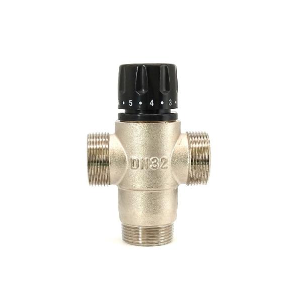Buy cheap DN32 DN40 Brass Water Thermostatic Mixing Valve,3 Way Thermostatic Mixing Valve Thermostatic Shower Mixer Valve from wholesalers