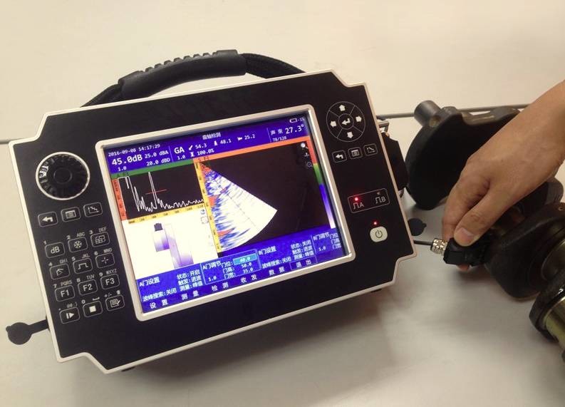 Portable Ultrasonic Flaw Detector Machine In Physics / Phased Array Flaw Detector