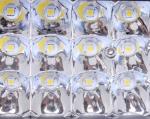 New 3 Rows 1.5W-3030 Led Straight led light bar 14"-50" 54W-225W Flood Spot
