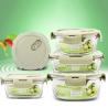 Buy cheap 680ml Snap Locking Airtight Glass Meal Prep Container from wholesalers