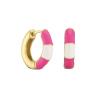 Buy cheap Micro Dripping Oil Earring OEM Diy Zircon Stone Gold Earrings from wholesalers
