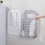 Hollow Practical Collapsible Laundry Hamper Sonsill Wall Mounted Durable