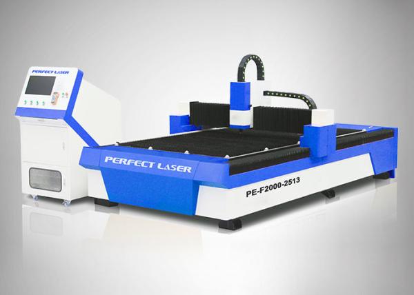 Buy cheap Large Area 2000W CNC Laser Cutting Machine Blue For Sheet Metal Stainless Copper Aluminum from wholesalers