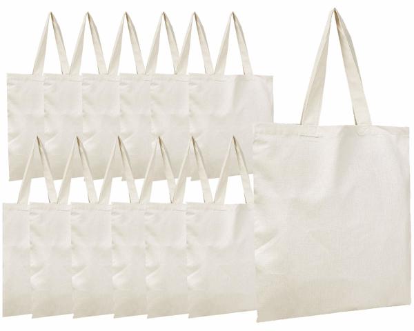 Buy cheap Large Organic Canvas Tote Bag Shopping Neutral Blank Plain Bulk from wholesalers
