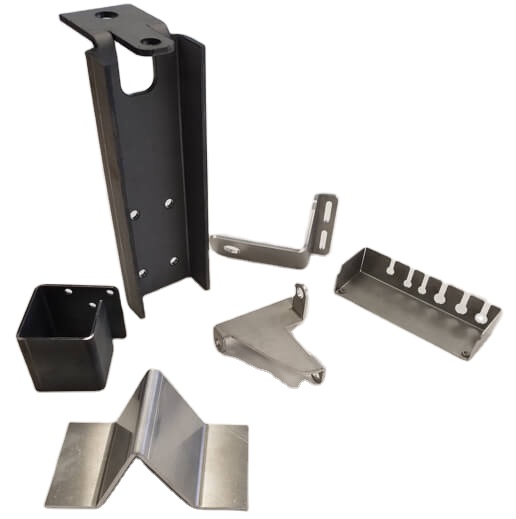 Customized Triangle Bracket Stainless Steel U Shape Part for Sheet Metal Fabrication