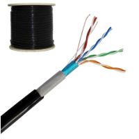 Buy cheap PE 305M 1000Ft Waterproof 4P FTP / Cat5E Lan Cable , Outdoor Network Cable product
