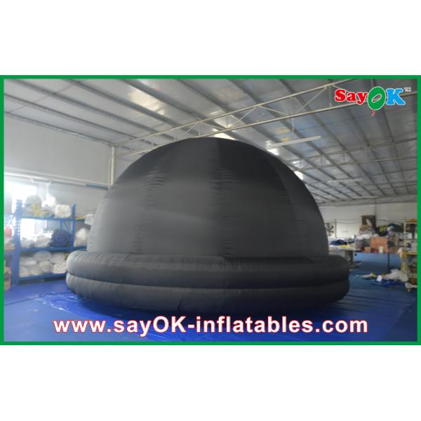 5m DIA Black Inflatable planetarium Dome Projection Tent For School Teaching