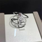 Buy cheap Luxury jewelry Luxury Jewelry Double circle ring material 18k white gold yellow from wholesalers