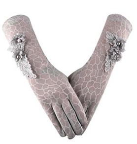 Buy cheap Beauty Elegant Lace Driving Gloves Summer Fall Sunblock Gift For Girls from wholesalers