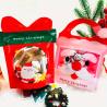 Buy cheap Customized Shape Plastic Mylar Bags, Christmas Gift Packaging Bag With Zip from wholesalers