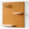 Buy cheap Pegboard 48x48 cm - wooden Wall Shelf - Decorative and Practical Storage - Mustard Yellow from wholesalers