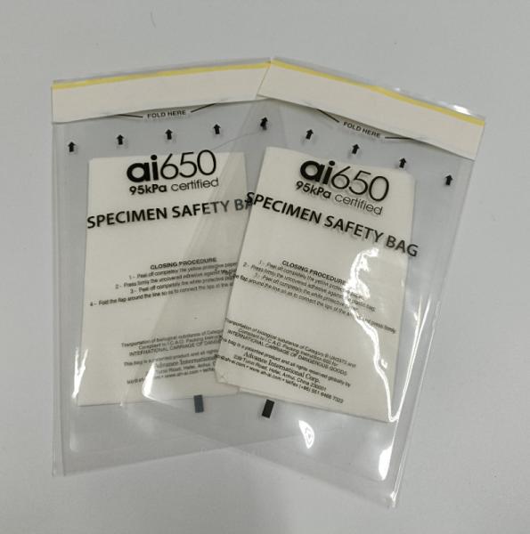 Buy cheap Lab Biohazard Specimen Transport Bags Customized from wholesalers