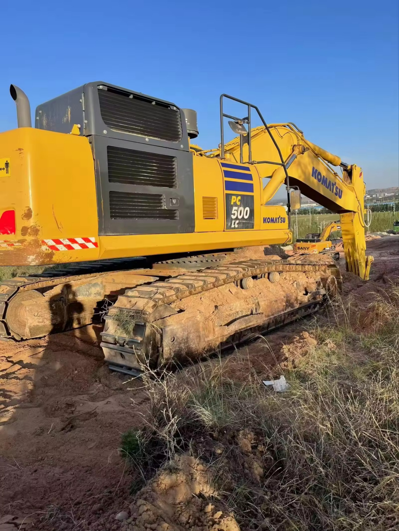 50Ton 4m3 Bucket Track Used Komatsu Excavators Heavy Used Digging Equipment PC500