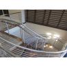 Buy cheap Customized Color Stainless Steel Staircase Railing For Restaurants / Commercial Buildings from wholesalers