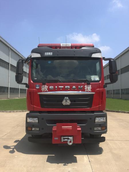 Buy cheap Red Color Emergency Rescue Vehicle 310HP 4X2 For Fire Fighting from wholesalers