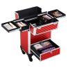 Buy cheap Large Capacity Aluminum Makeup Case With 4 Retractable Trays from wholesalers
