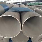 ASTM A312 Stainless Steel Seamless Pipe Pickled Round Shape OEM