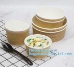 Eco Friendly, Oil Resistant, Salad Soup Rice Noodles Bowl, Bamboo Pulp,
