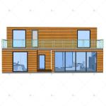 Heya-3X01 Container Prefabricated Flat Pack Container Model Sales On South