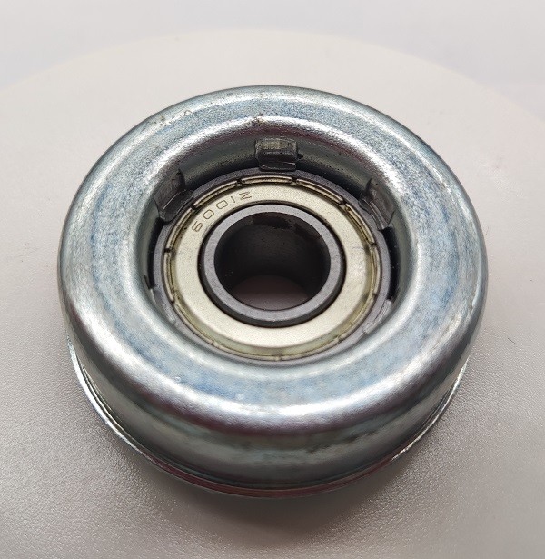Customized 28mm Stamped Flange Mount Ball Bearing 60x56x12 6001ZZ For Conveyor