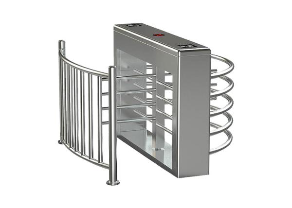 Buy cheap Relay Switch RFID SS304 Waist Height Turnstiles 90 Degree Rotary 30W 0.2S from wholesalers