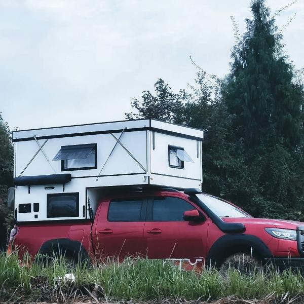 Operation Folding Overland Aluminum Pickup Camper Truck Body for Light Weight