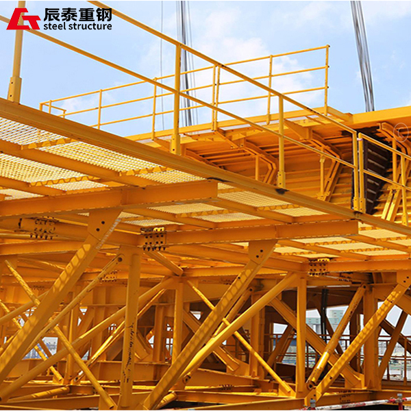 High Rise Steel Truss Bridge Modular Steel Structure Earthquake Resistant