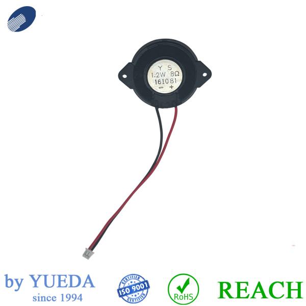 Buy cheap Black Round Box Speaker Precision Device 2W 8ohm 32mm Lightweight from wholesalers