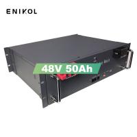 Buy cheap Rechargeable 48V Solar Battery 50ah Built In Smart BMS Lithium Lifepo4 Battery product