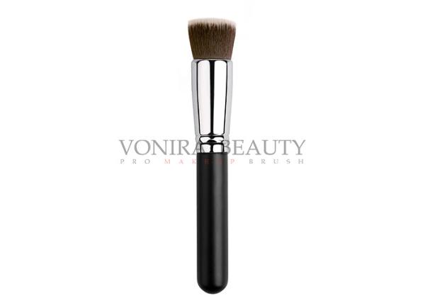 Buy cheap Nature Fiber Private Label Makeup Brushes Flat Top Foundation Buffing Brush from wholesalers