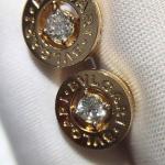 brand jewelry gem earring in 18 kt gold 18k gold jewelry