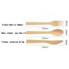 Buy cheap 100% Bamboo Forks Spoons Knives Cutlery Compostable Biodegradable Utensils Set from wholesalers