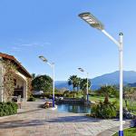 150W Garden Solar Road Lights Aluminum Alloy Case Operation Environment 20-25