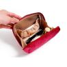Buy cheap Multicolor Small Cosmetic Travel Bag Velvet Embroidered Makeup Bag from wholesalers