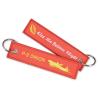 Buy cheap Non - Toxic Embroidered Key Tags Comfortable Touchness For Advertising from wholesalers